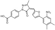 Chemical structure of C646.