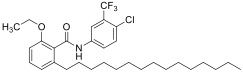 Chemical structure of CTPB.