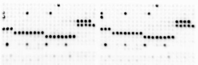 ECL image of histone H3K9me3 antibody array
