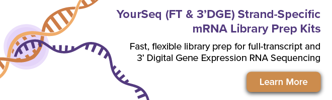 YourSeq (FT & 3&rsquo;DGE) Strand-Specific mRNA Library Prep Kits