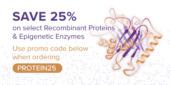 Save 25% on 1 mg Recombinant Proteins